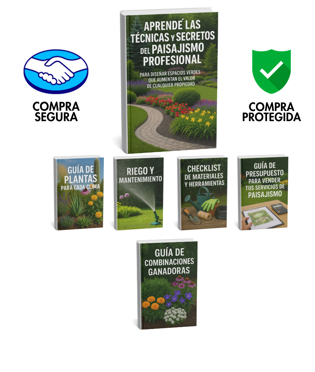 Jardineria y Paisajismo express: Diseña un jardin de revista en 5 dias + 5 BONUS GRATIS